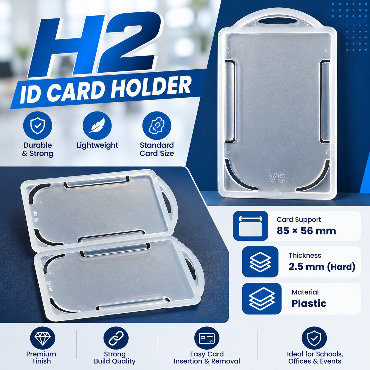 V2 ID Card Holder(Semi transparent)